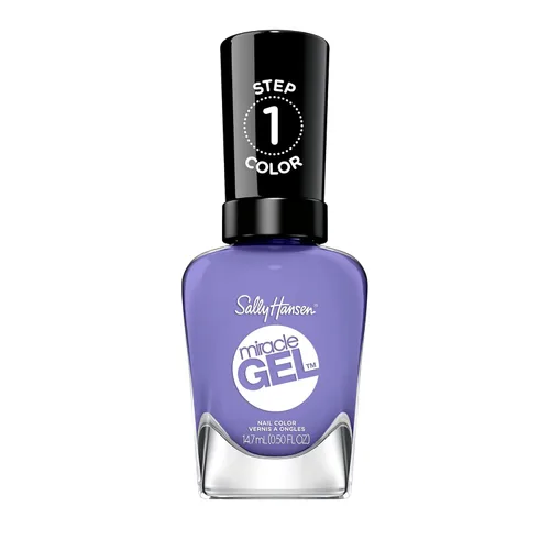 Sally Hansen Miracle Gel Esmalte de uñas de calidad de salón | Fórmula tipo gel, sistema de dos pasos, no necesita luz UV, larga duración | Opaco,