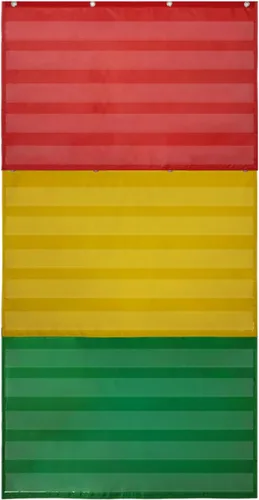 Organizador para colgar en la pared, tabla de bolsillo desmontable, 15 bolsillos transparentes para familias de palabras, tabla de bolsillo para