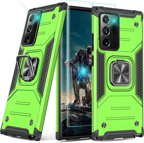 Miniatura 72 de YmhxcY Funda para Galaxy Note 8, funda para Galaxy Note 8 con protector de pantalla curvado 3D, fundas de grado armadura con soporte giratorio