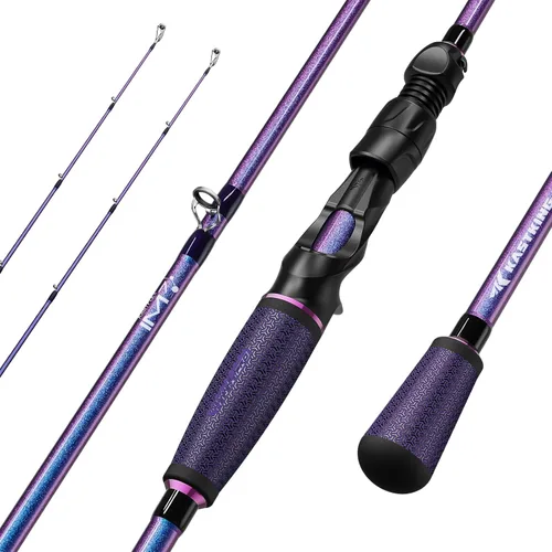 KastKing Royale Legend Pro Technique Bass Fishing Rods, KastFlex IM7 Graphite Blanks, 2-Piece Rod with Extra Tip, SlipLock Technology Handles, PTS
