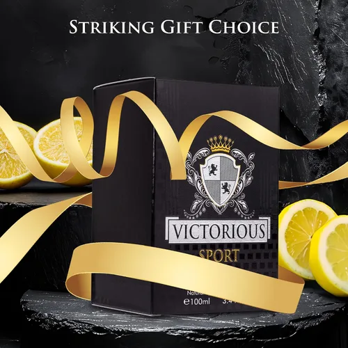 Miniatura 6 de Victorious Sport Eau De Toilette para hombre, 3.4 onzas líquidas, una fragancia diseñada para campeones, base cálida de vainilla, frijol tonka