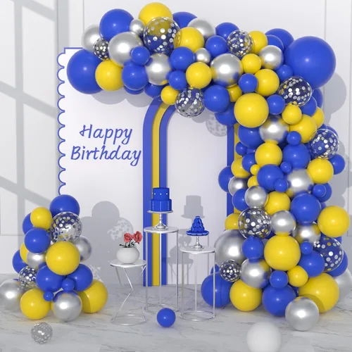 Miniatura 16 de Kit de arco de guirnalda de globos de color verde oscuro, negro y dorado, 122 globos de confeti negro verde oscuro metálico dorado para selva, Verde