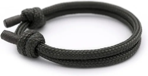 Wind Passion Pulsera para hombre con cuerda mono con estilo náutico trenzado