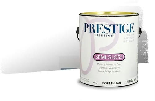 Miniatura 1185 de Pintura Exterior + imprimación PRESTIGE, todo-en-uno, 1 galón, acabado mate, color comparable al Valspar* Royal Gray* VS151-Gris real