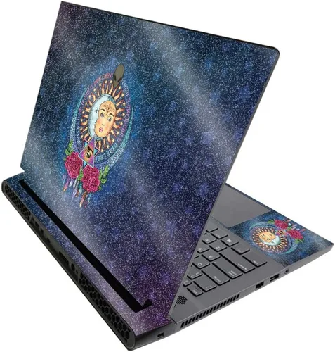 Miniatura 512 de MightySkins - Skin brillante con purpurina para Alienware M17 R3 (2020) y M17 R4 (2021) - Diversión de los años 90 Acabado duradero con purpurina