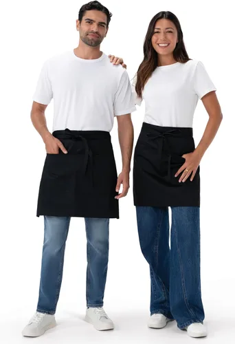 Miniatura 5 de Chef Works Delantal unisex medio bistro para servidor