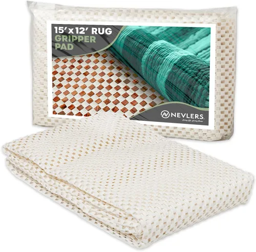 Miniatura 27 de Nevlers Almohadilla antideslizante de 2 x 10 pies Agarre antideslizante de PVC de tejido abierto para suelos de madera dura y otras superficies