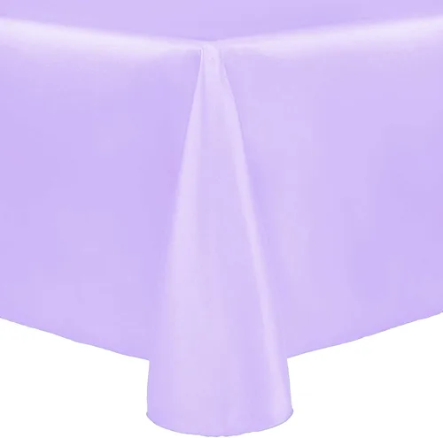 Miniatura 9 de Ultimate Textile Majestic - Mantel ovalado reversible Shantung Satin (72 x 120 pulgadas), color amarillo claro