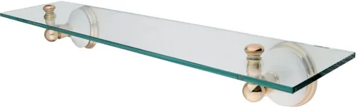 Kingston Brass BA1119PB Estante de cristal victoriano, latón pulido