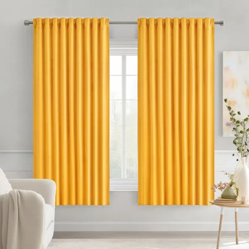 Miniatura 95 de MIULEE Cortinas opacas con pestaña trasera de 63 pulgadas de largo, juego de 2 paneles para sala de estar, dormitorio, privacidad, bolsillo
