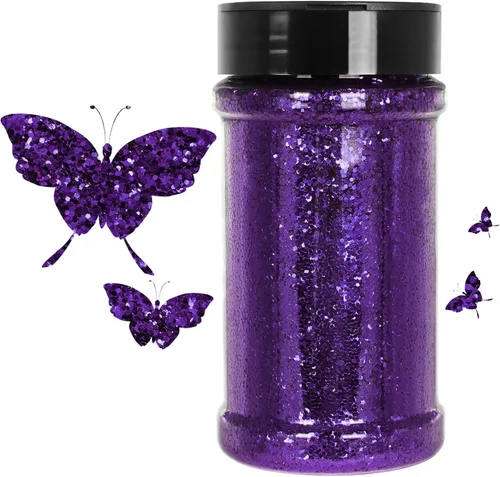 Miniatura 43 de Purpurina blanca ultrafina, 16 oz (1 lb), purpurina fina para manualidades de resina, uñas, vasos, slime, cosméticos y decoración de festivales