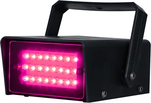 Miniatura 14 de ENUOLI Mini luz estroboscópica LED color verde con 24 LED súper brillantes control de velocidad variable para efecto de luz de escenario DJ