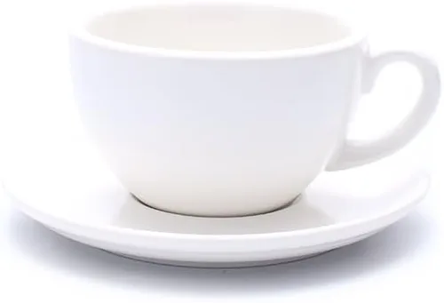 Miniatura 10 de Coffeezone Taza y Platillo de Café Espresso Doble, Cappuccino Pequeño y Café Especial, Porcelana de Hueso Nueva para Cafetería y Barista