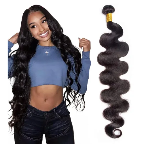 Miniatura 9 de Extensiones de cabello humano ondulado rubio 613 de 12 pulgadas, 100% sin procesar, grado 14A, cabello humano virgen brasileño sin procesar, 1