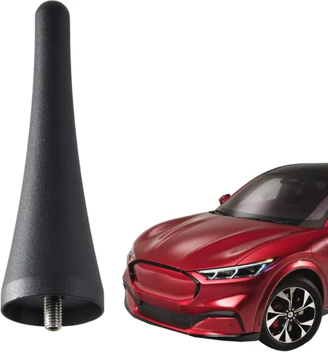 Anina Mástil de antena de reemplazo de 3.8 pulgadas para Ford Mustang 2010-2014, Ford Transit 2013-2023, Lincoln MKZ 2013-2019, radio AM/FM, antena