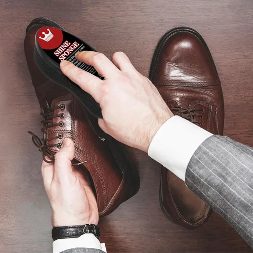 Miniatura 5 de Loopeer 6 Pcs Shoe Shine Sponge, Instant Gloss and Portable, Leather Care for Furniture