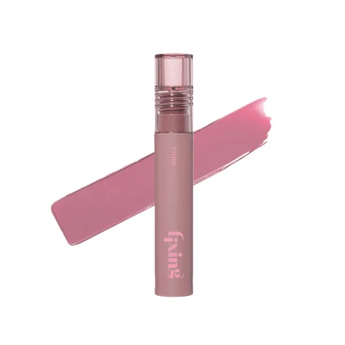 Miniatura 19 de Labial líquido pigmentado Etude, color #01 rosa análogo (4g), de larga duración, resistente al agua, con un ligero acabado mate, cobertura total