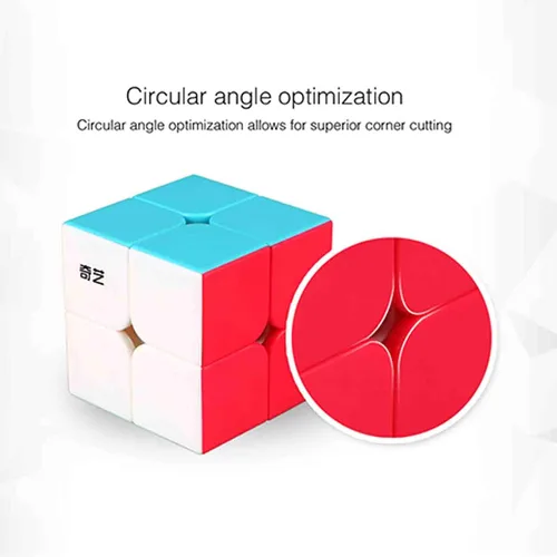 Miniatura 9 de Cubo mágico original sin pegatinas 2 x 2, material ABS, rompecabezas giratorio, estilo clásico, 1 unidad, 1 unidad, 7 años en adelante, 1 juego, 1