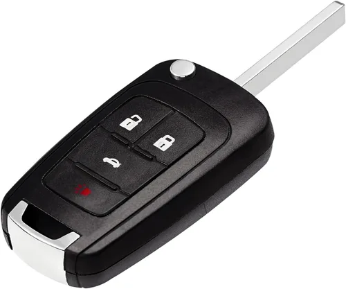 Miniatura 9 de Llavero de coche con tapa para Chevy: 2 piezas de control remoto de entrada sin llave para Chevy Cruze Camaro Equinox Impala Malibu Sonic, Buick
