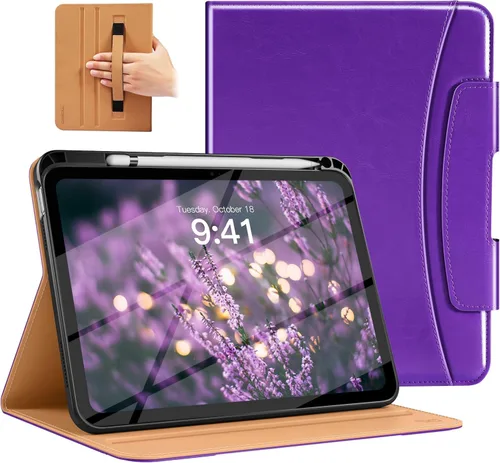 Miniatura 41 de MoKo Funda para iPad A16 de 11 pulgadas, funda para iPad de 11ª/10ª generación (2025/2022) con soporte para lápices y bolsillo, funda con soporte
