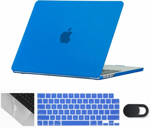 Miniatura 38 de Se7enline Compatible con MacBook Air 2024 de 15 pulgadas M4 M3 M2 A2941/A3114/A3241 Funda rígida para laptop Mac Air 15.3, cubierta protectora