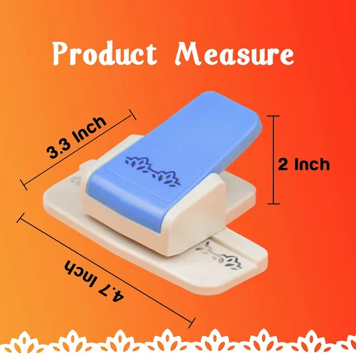 Miniatura 4 de ECOHU Border Punch - Perforador de estampado de flores para álbumes de recortes, tarjetas de boda, decoración y artes de bricolaje