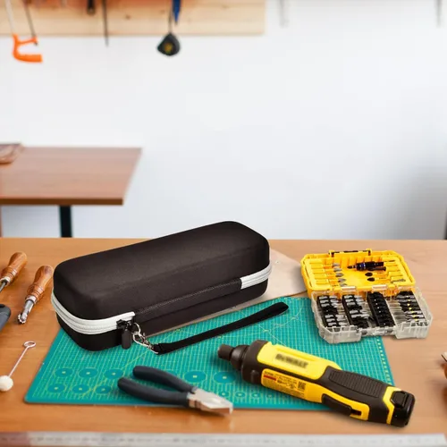 Miniatura 4 de Funda compatible con DEWALT 8V MAX inalámbrico para kit de destornilladores DWHT66719/DCF680N2/DCF682N1, soporte de almacenamiento