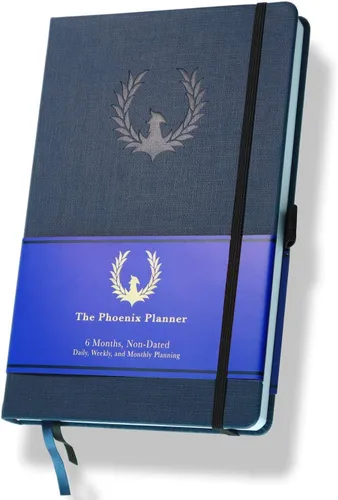 Miniatura 10 de The Phoenix Planner - El mejor calendario diario y agenda para establecer objetivos, aumentar la felicidad y la productividad, diario de gratitud