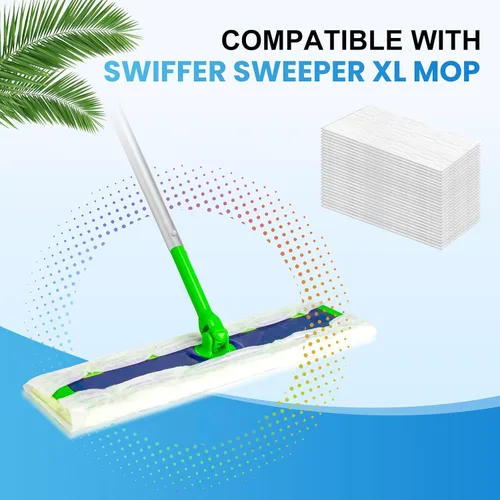 Miniatura 2 de Repuestos de tela seca XL compatibles con Swiffer Sweeper XL, 100 unidades 100 Dry Floor Cloths, XL Size, For Pet Hair Dust and Dirt, Hardwood