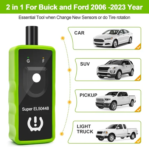 Miniatura 2 de JDIAG TPMS Herramienta de reaprendizaje para vehículos de la serie Ford Super EL50448 Monitor de presión de neumáticos automático Sensor Activación