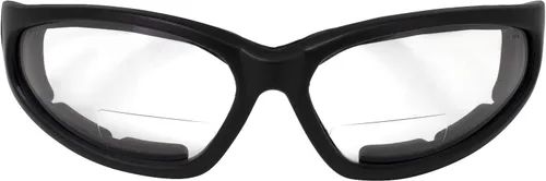 Miniatura 2 de Global Vision Gafas Hercules Anteojos de seguridad antivaho con espuma EVA, 2 pares 1.5 bifocales (1 transparente, 1 ahumado)