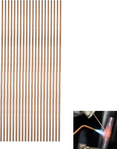 Varilla de soldadura de cobre, autofósforo de cobre de fósforo, varilla de soldadura redonda de baja temperatura, consumibles de soldadura de fusión