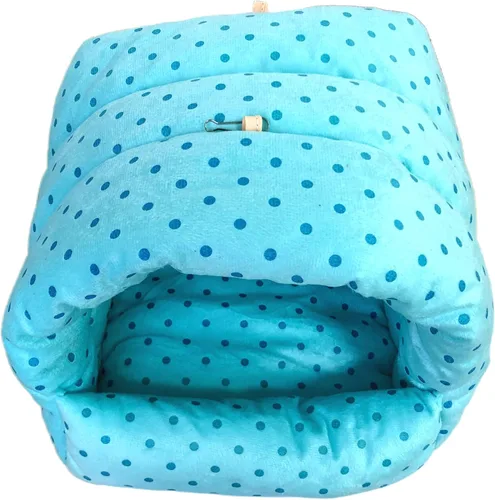 Miniatura 2 de WOWOWMEOW - Cama para cobayo, hámster, animales pequeños, cama con forma de cueva para colgar