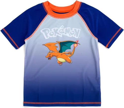 Miniatura 14 de Pokemon Conjunto de traje de baño y camiseta de protección UPF 50+ para niños pequeños a niños grandes (4-14-16)