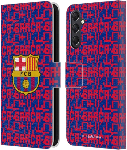 Miniatura 125 de Head Case Designs Funda de piel con licencia oficial del FC Barcelona Barca Crest Graphics para Samsung Galaxy A06 4G