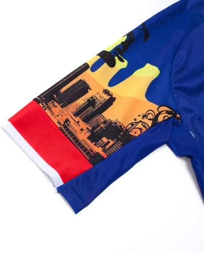 Miniatura 7 de Camisetas de ciclismo para hombre, camiseta de ciclismo de montaña, manga corta, transpirable, camisetas de ciclismo de secado rápido