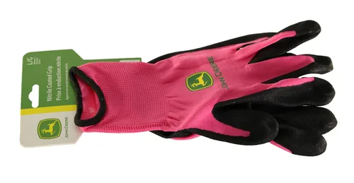 Miniatura 4 de John Deere JD00021 - Guantes de trabajo con palma de espuma de nitrilo para mujer, guantes ligeros con muñeca elástica, puño superior de banda