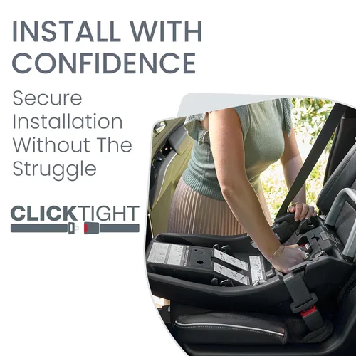 Miniatura 4 de Britax Willow SC Asiento de Carro Infantil, Asiento de Carro Mirando hacia Atrás con Base Alpine, Tecnología ClickTight, Sistema RightSize, Pindot