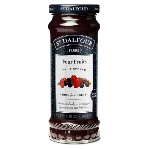 Miniatura 43 de St. Dalfour Untable de frutas de arándanos, 10 onzas, 100% de frutas, sin ingredientes artificiales, sin OMG, sin azúcar de caña, todo natural