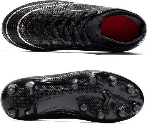 Miniatura 3 de Zapatos de fútbol para niños y niñas, para exteriores, interiores, para entrenamiento de fútbol y césped atlético