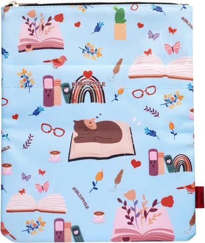 Miniatura 32 de Funda de libro para los amantes de los libros, protector de libros, fundas de libro para libros de tapa blanda, tela lavable, fundas de libro