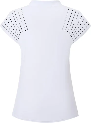 Miniatura 2 de Camisetas tipo polo de golf para mujer, ligeras que absorben la humedad, camisetas atléticas de tenis