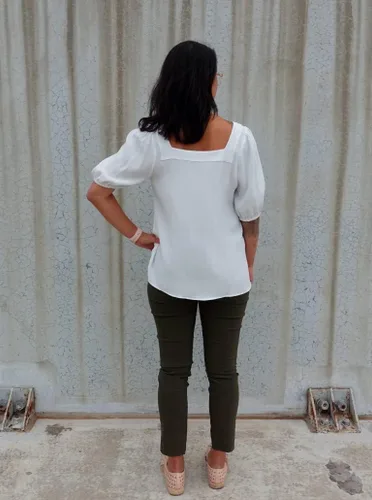 Miniatura 3 de Patrón de costura de arco estilo - Top y vestido tejidos Clementine (tallas 18-30)