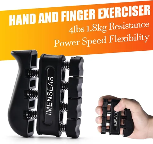 Miniatura 3 de Hand Grip Strengthener 7 Pack Adjustable Hand Gripper, Finger Stretcher Resistance Extensor Bands, Finger Exerciser, Grip Strength Ring & Stress