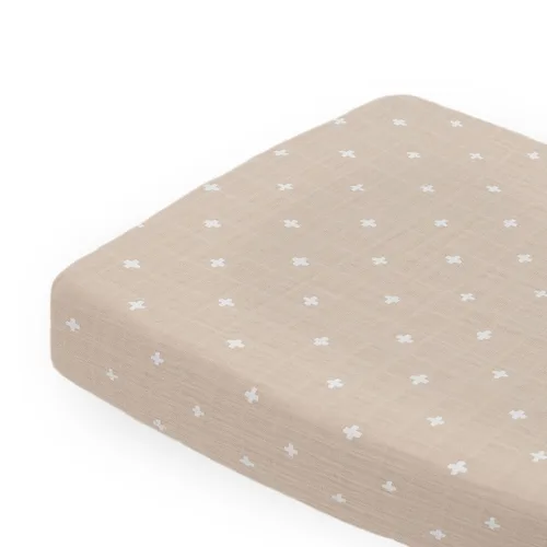 Miniatura 14 de Little Unicorn Funda para cambiador para recién nacidos y bebés, tela de muselina suave y transpirable, funda para cambiador de pañales para bebés