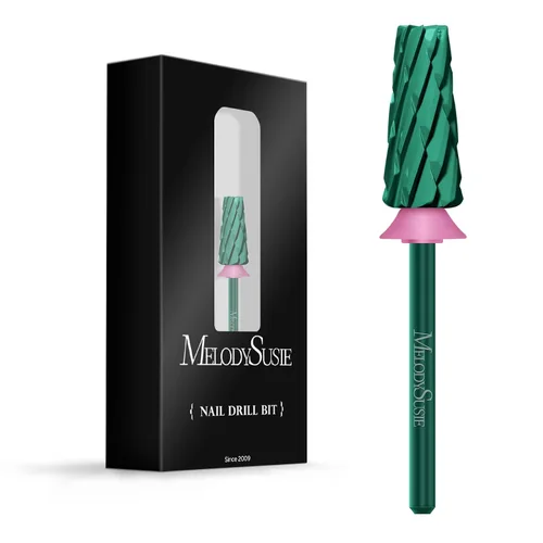 Miniatura 32 de MelodySusie Super Cut Edition Brocas para Uñas 5 en 1, Brocas Multifunción de Carburo de Tungsteno de 3/32'', Adecuadas para Manicura Pedicura