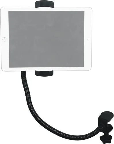 Miniatura 13 de Rockville Istand 22 Tablet Smartphone Holder 360 grados giratorio, ABS y agarre de goma, se adapta a 4.7-12.9 pulgadas, para soportes de micrófono