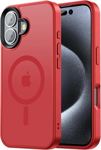 Miniatura 55 de Tigowos Magnetic Guardian - Funda diseñada para iPhone 11 Pro [probada en caídas de grado de 10 pies y compatible con MagSafe] Funda delgada Negro