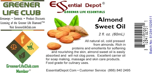 Miniatura 7 de Essential Depot Aceite dulce de almendras PLUS FREE recipiente vacío de 2 onzas, 1 cuarto de galón, 32 onzas, recipiente de polietileno de alta