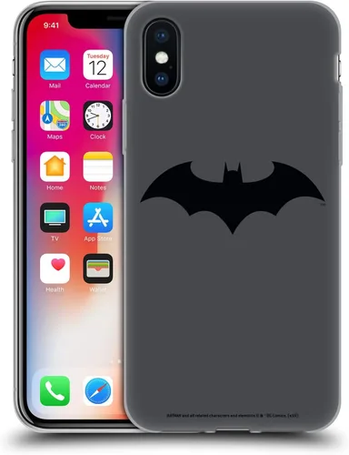 Miniatura 72 de Head Case Designs Funda de gel con licencia oficial de Batman DC Comics Bat Signal Logos [protección de grado militar] compatible con Apple iPhone 7